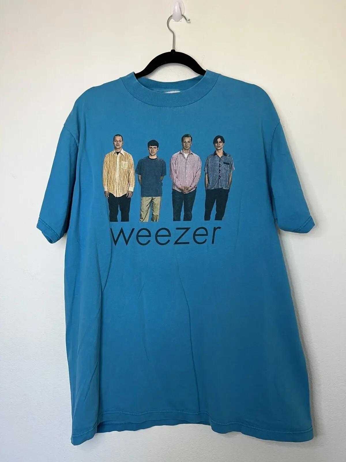 

Футболка Weezer рок-группы с коротким рукавом, Reprint, подарок на день рождения