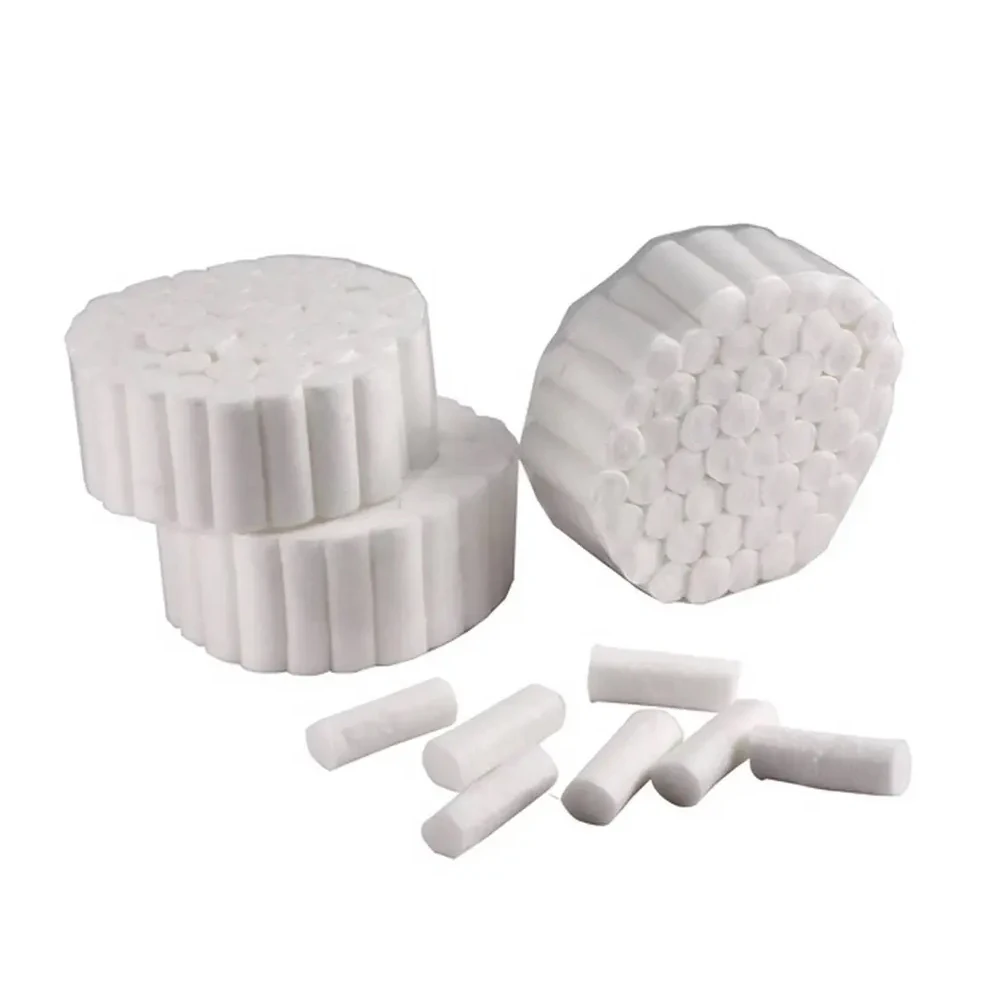 PIORPOY 50 Pcs Dental Cotton Wool Roll Disposable Medical Consumable Dentistry Materials Odontologia Products For Dentist