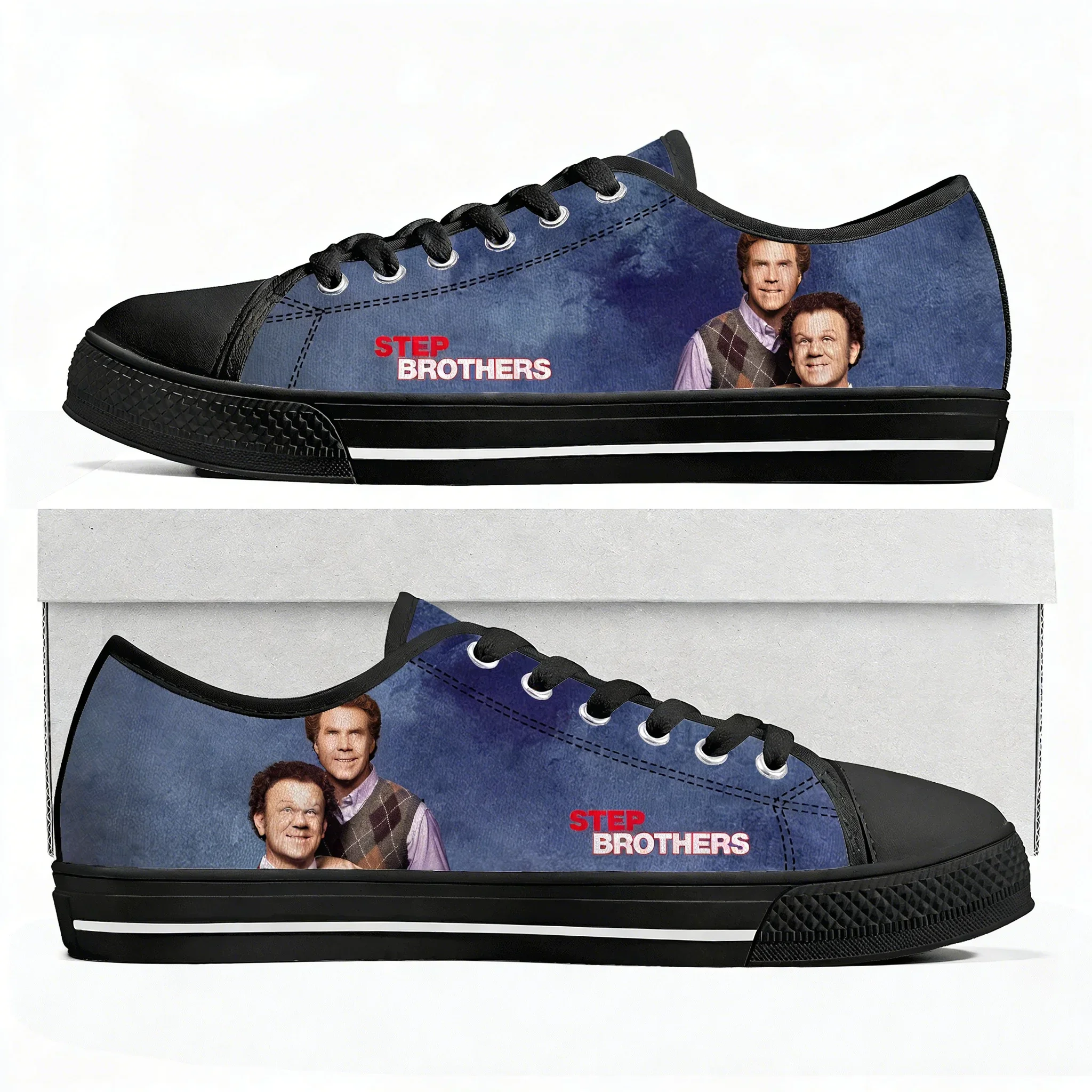 Step Brothers Low Top High Quality Sneaker Mens Womens Teenager Canvas Sneaker Casual Fashion Patterns Shoe Custom Made Shoes