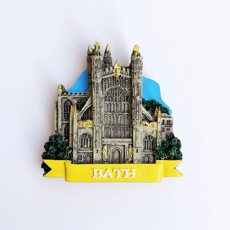 

University of Bath Creative Resin School Modeling refrigerator magnet Crafts gift Home decor