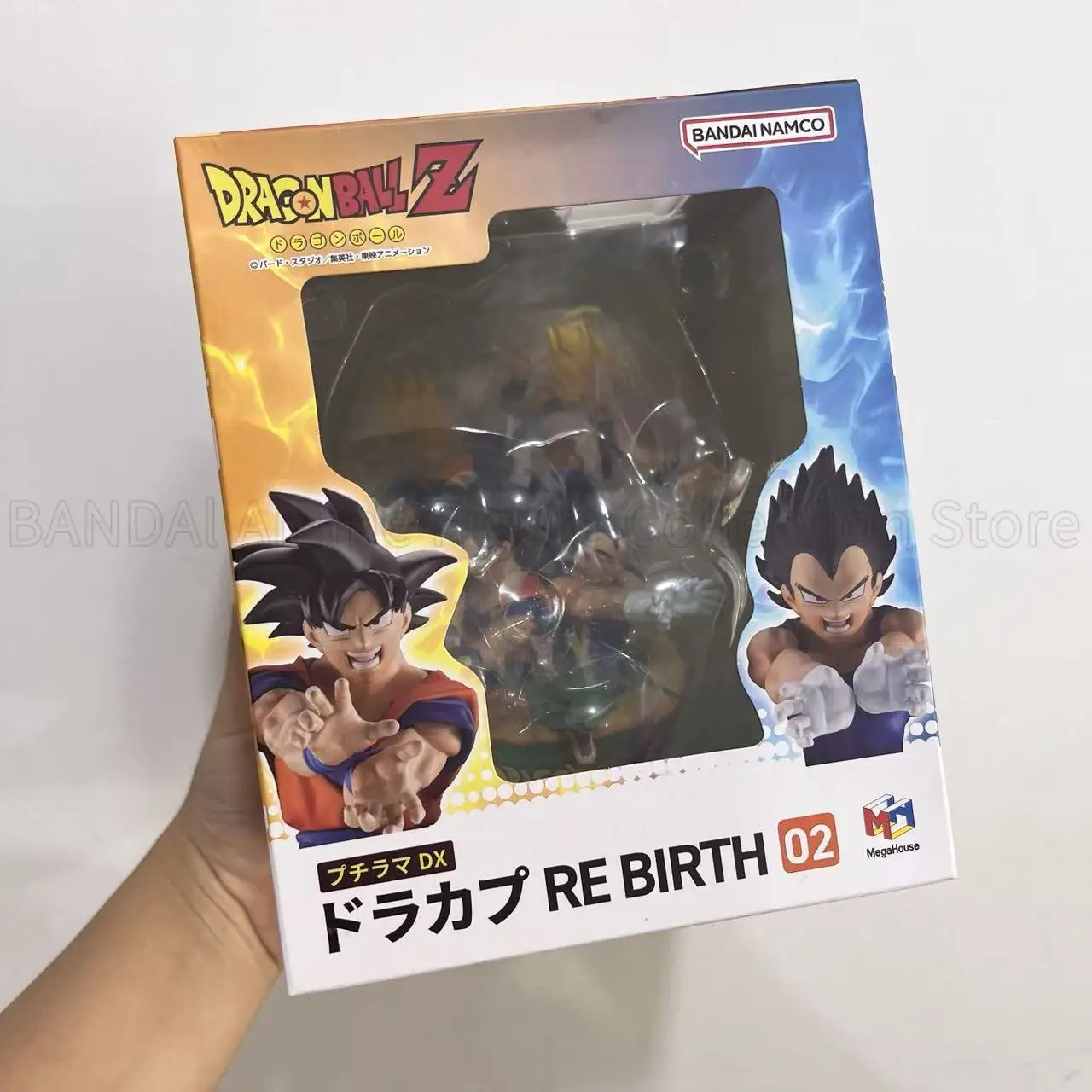 

Hot Sale Original MegaHouse MH PETITRAMA DX DRAGON BALL RE BIRTH 02 Son Gokuu SHENRON Vegetto Gogeta Toys Model Ornaments Statue