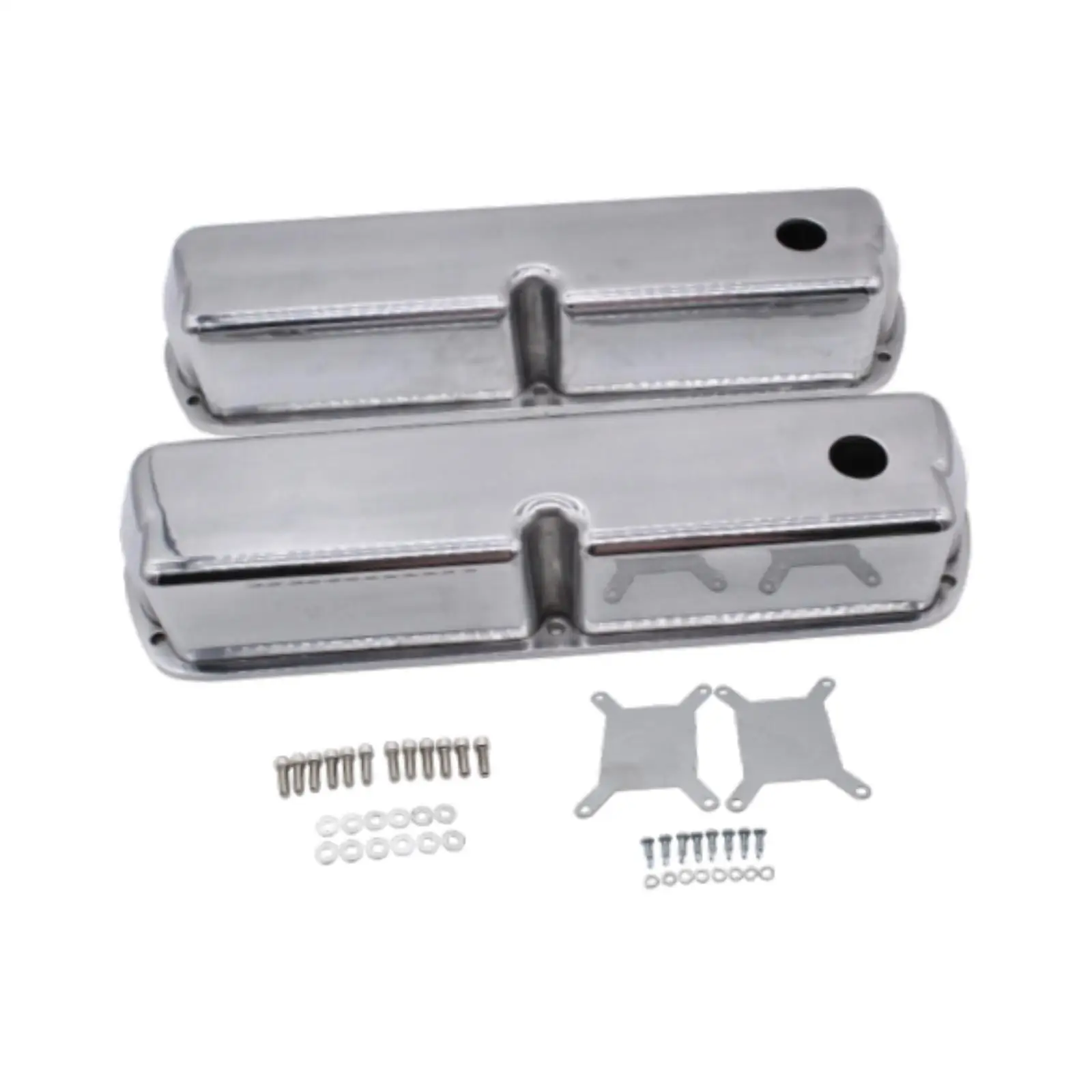 Tall Smooth Valve Covers 8440 Sturdy easily install for Ford Small Block