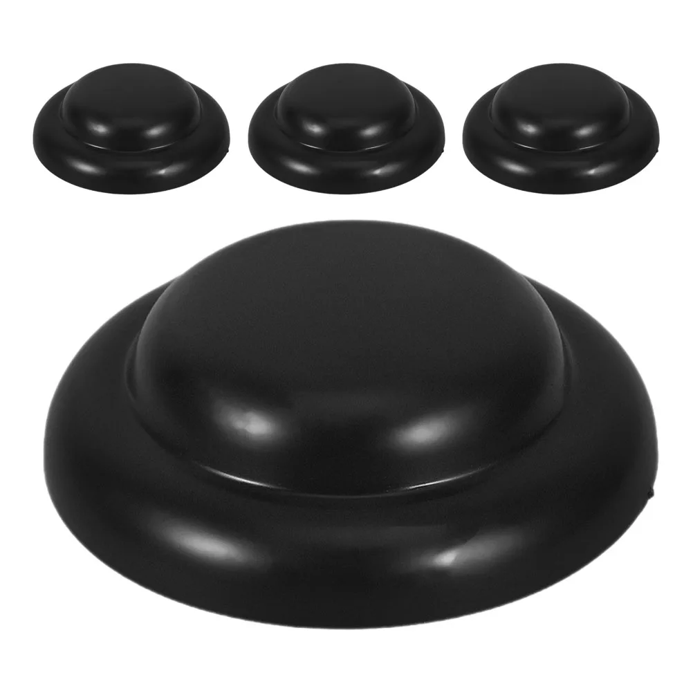

4pcs Parasol Accessories Black Plastic Replacement Caps for Patio Umbrella Universal Fit Enhanced Shade Protection
