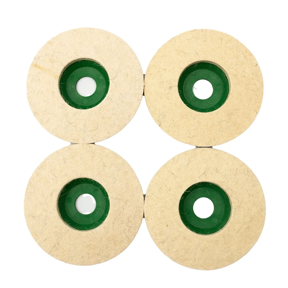 

4Pcs 125mm 5Inch W2222222222222222222222222222222222222222222222222222ool Buffing Grinder Wheel Felt Polishing Disc Pad Set Tool