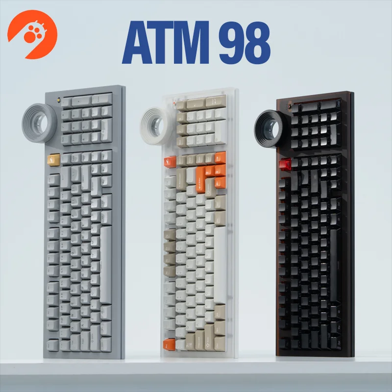 

Механическая клавиатура Angry Miao ATM98, дизайн DRY STUDIO, звездное кольцо, ручка управления, алюминиевый корпус с ЧПУ, роджерс, наполнитель из пенопласта, макет 98