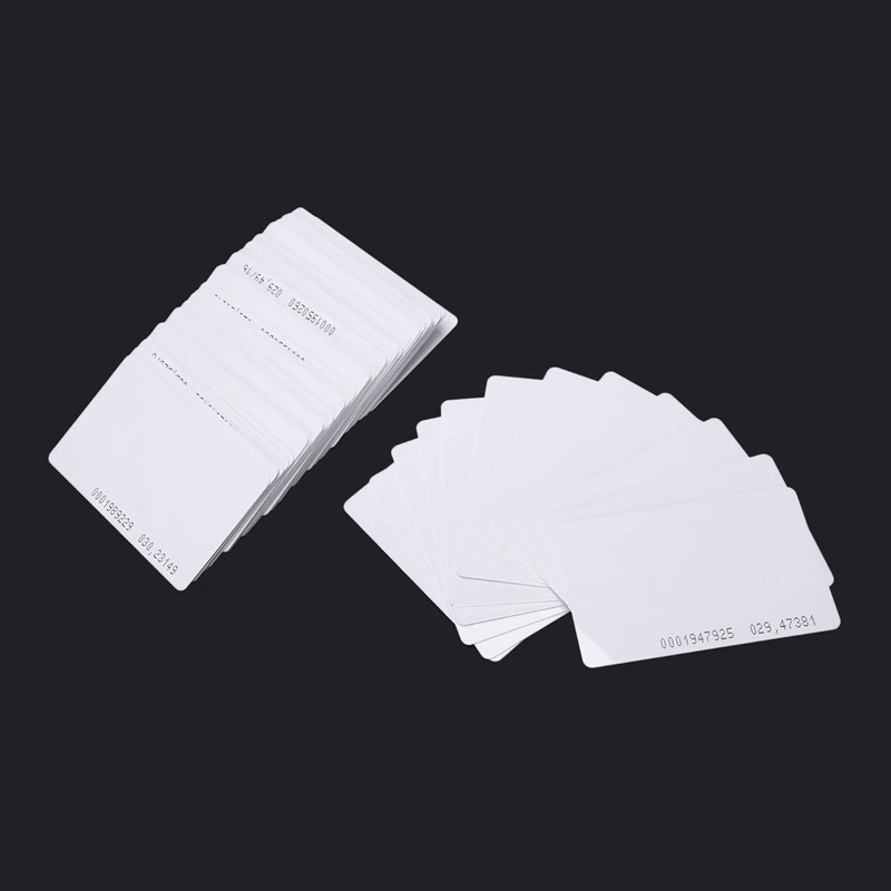 100 Pieces Intelligent Proximity EM4100 125Khz RFID Proximity Card Entry Empty ID Access
