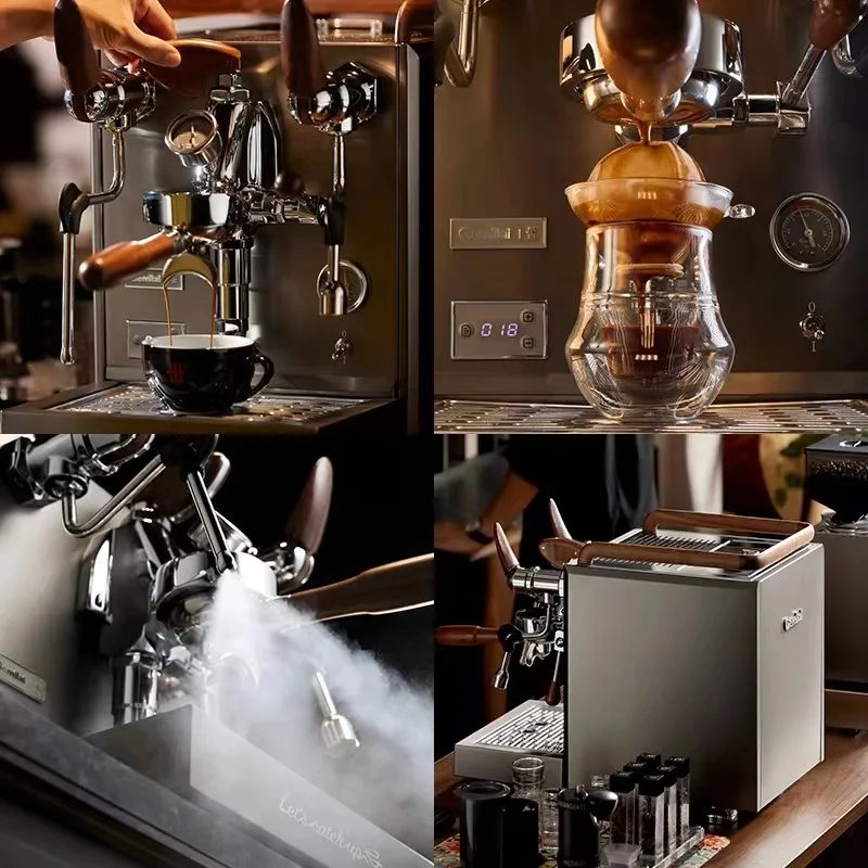 2024 Coffee shop cafe machine multi-function E61 Commercial coffee maker stainless steel italian coffee machine