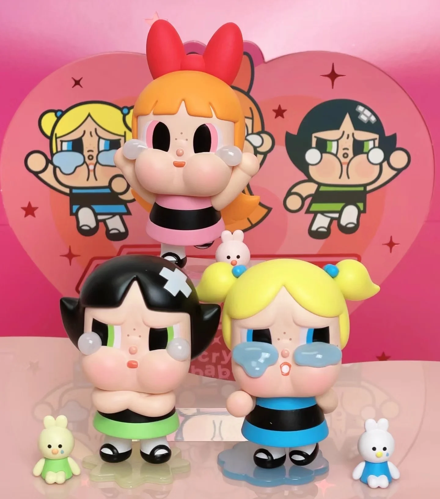 

Genuine Crybaby The Powerpuff Girls Series Blind Box Anime Figure Suprise Guess Bag Model Toys Desktop Figurine Toy Mystery Box