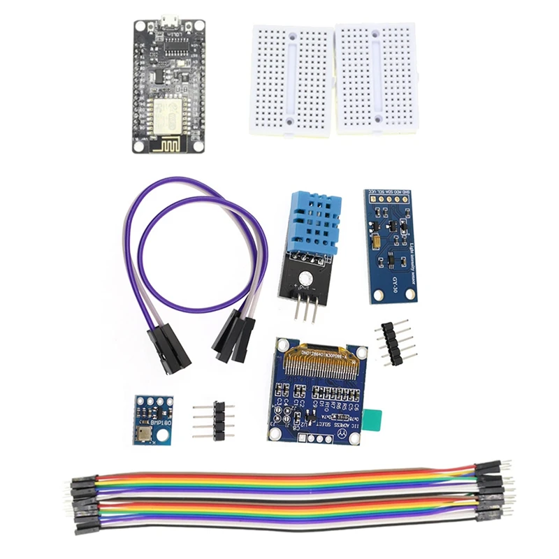 

Weather Station Kit Humidity And Ambient Pressure Sensors ESP8266 KIT