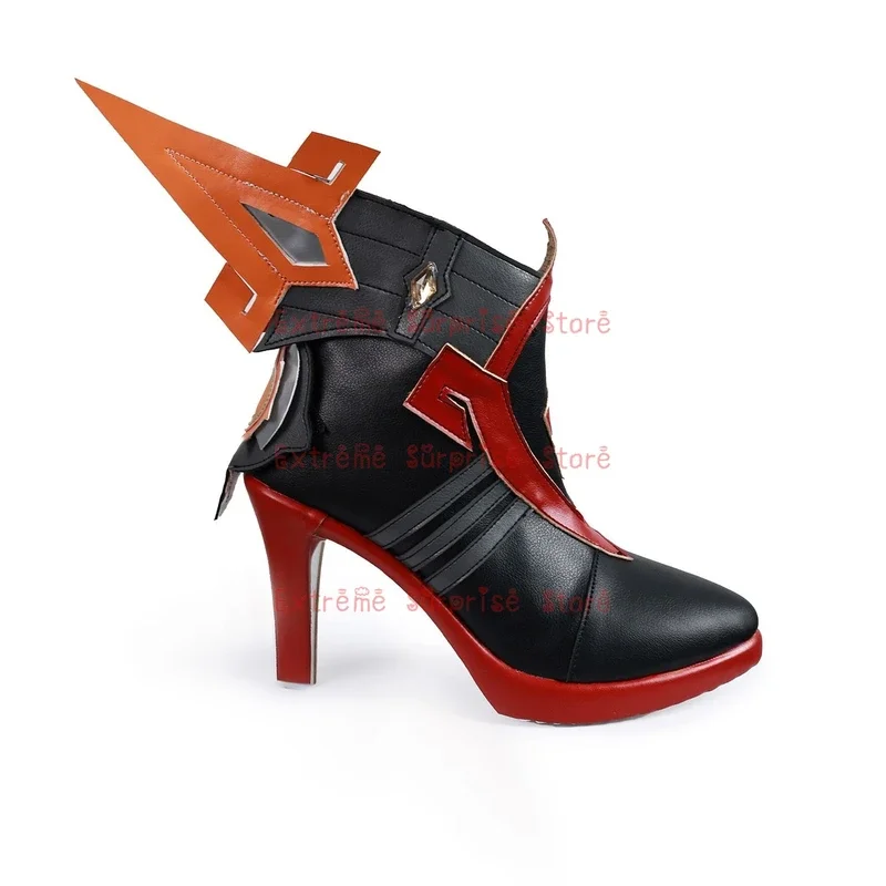 SN5536-43 Taglia IN MAGAZZINO Mavuika Scarpe Cosplay Genshin Impact Mavuika Cosplay Tacchi alti Mavuika Scarpe Cosplay Prop $ 5Q @ 1