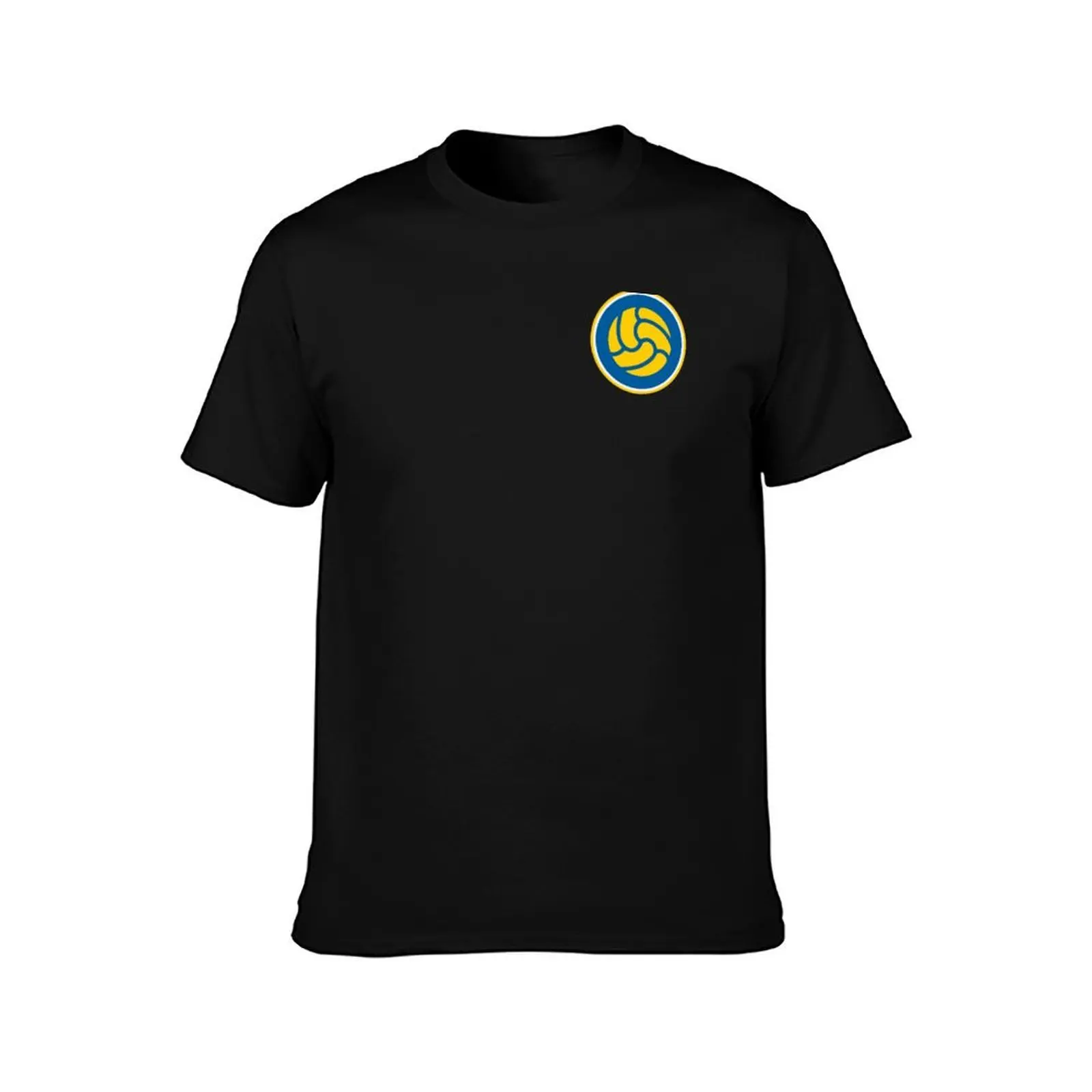 Leeds ball T-Shirt, Summer Casual Cotton Tee, Oversized Streetwear Tops, Vintage Graphic Print, Loose Fit Short Sleeve