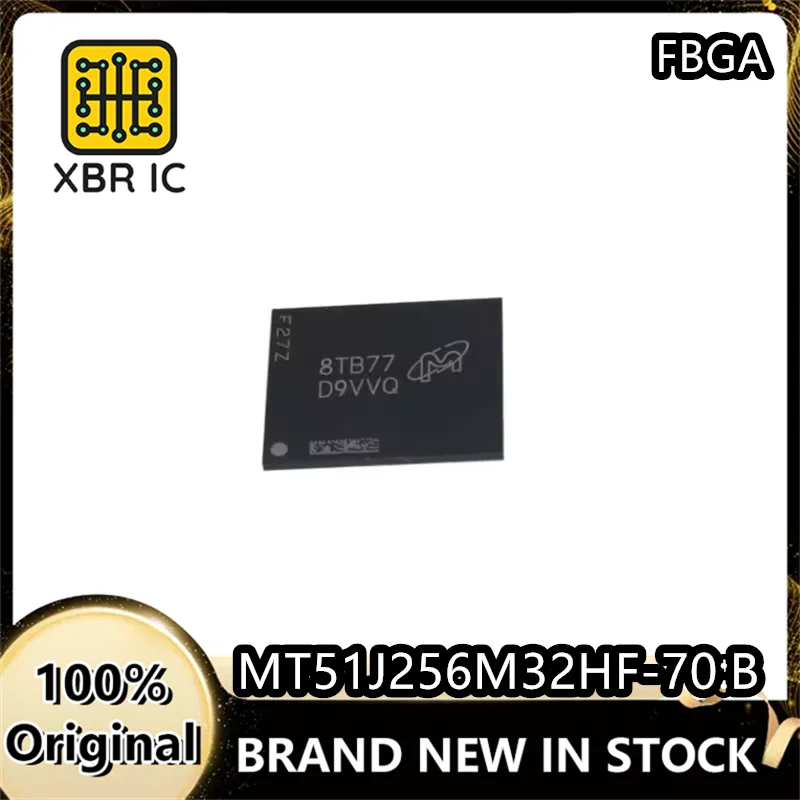 (2/10 Pieces) MT51J256M32HF-70:B Screen Printing D9VVQ Memory Chip New Original Authentic Spot Fast Delivery