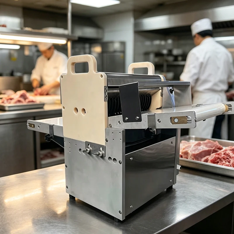 Electric Desktop Fresh Meat Slicer Bulk Beef Cutting Machine Disassembly Blade for Kitchen Use