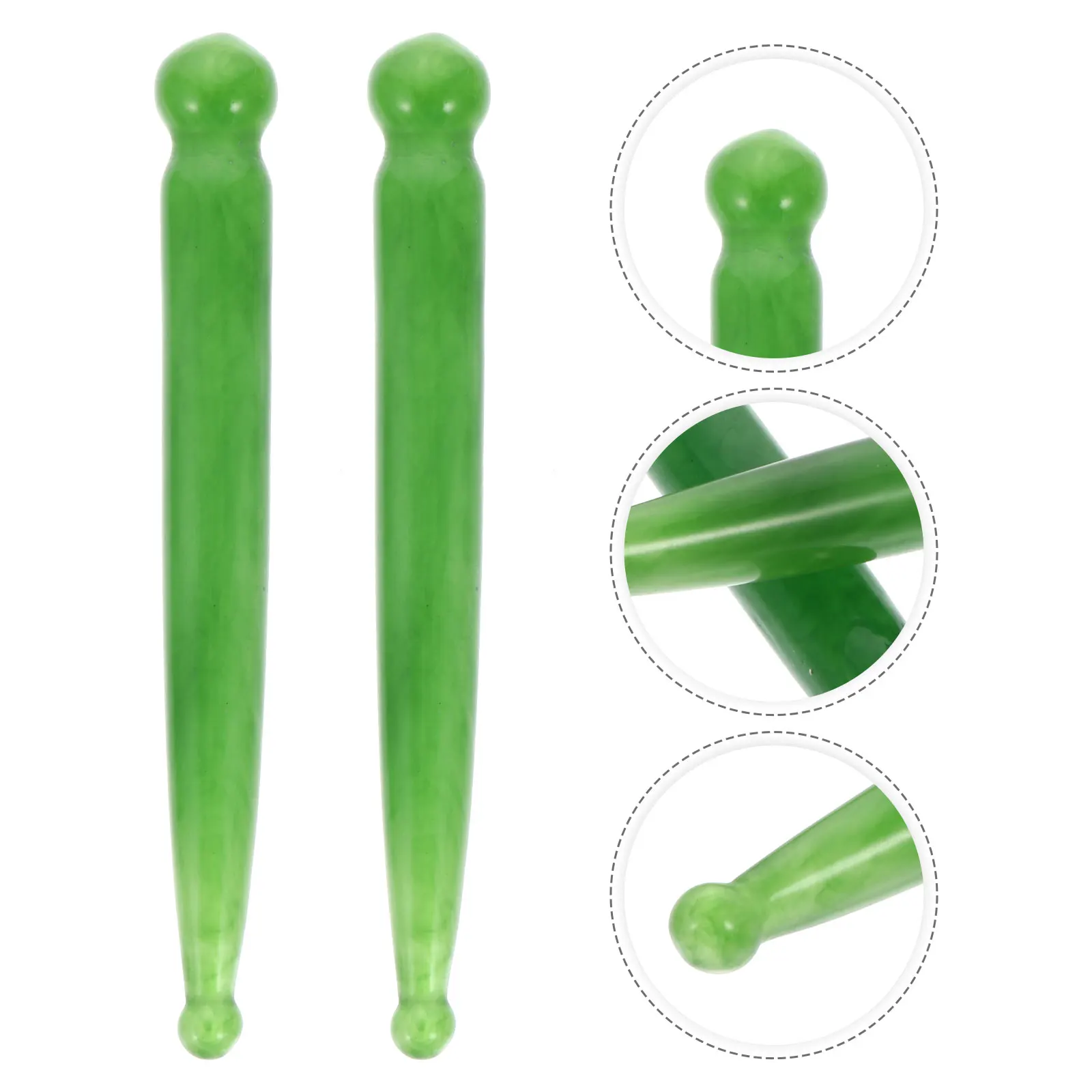 

2pcs Massage Sticks High Quality Acupoint Relief Fatigue Swelling Neck Shoulder Face Point Therapy Deep Tissue Self