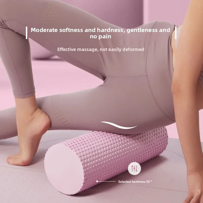 EVA-Yoga-Schaumroller mit hoher Dichte für Pilates, Yoga, Muskelmassage und Fitness, Größen 30 cm, Durchmesser 10 cm, Unisex