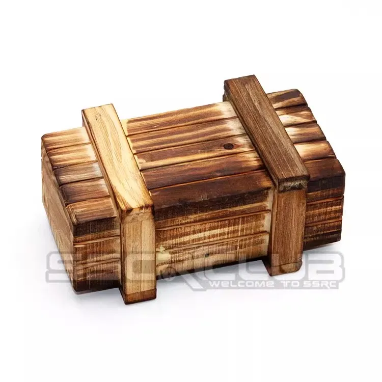 Wooden RC Rock Crawler Truck Parts Decoration Box Case For 1/10 TRAXXAS TRX-4 TRX4 Axial SCX10 RC Car