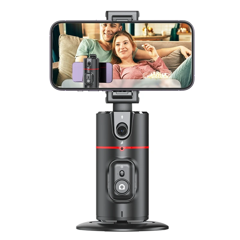 ABS Selfie Stick With Auto Face Tracking Detachable Phone Clip Wireless Selfie Stick Tripod