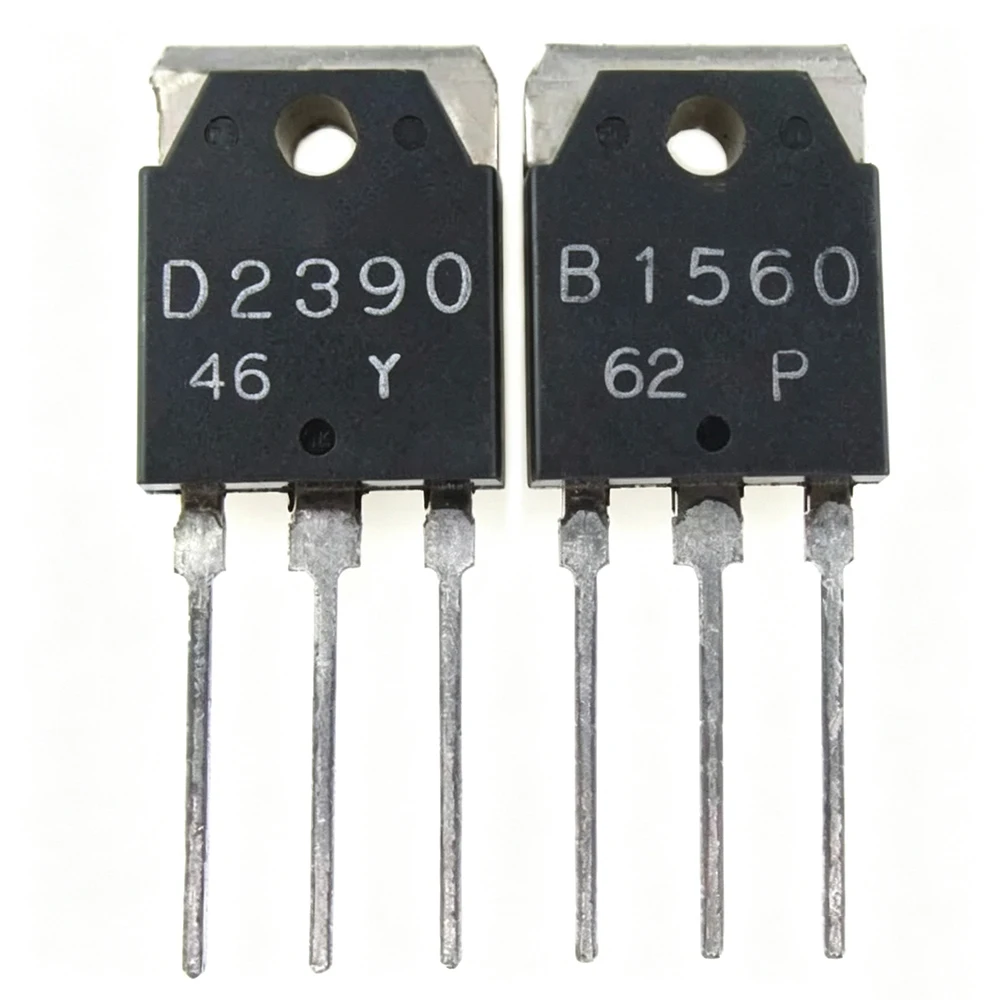 4PCS B1560 D2390 2 pairs (2pcs 2SB1560 + 2psc 2SD2390)  TO-3P