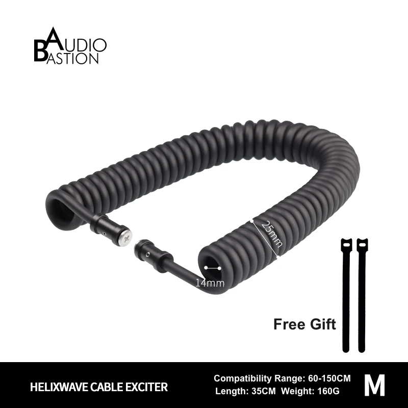 AudioBastion HelixWave Cable Exciter Melody Cable Damping Mesh - Premium afscherming voor luidsprekergebalanceerde lijnen en netsnoeren ​ ​