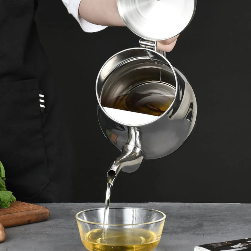 

Чайник для соевого соуса, многофункциональный дозатор масла и уксуса из нержавеющей стали, кухонный аксессуар, эргономичный дизайн, длительный срок службы