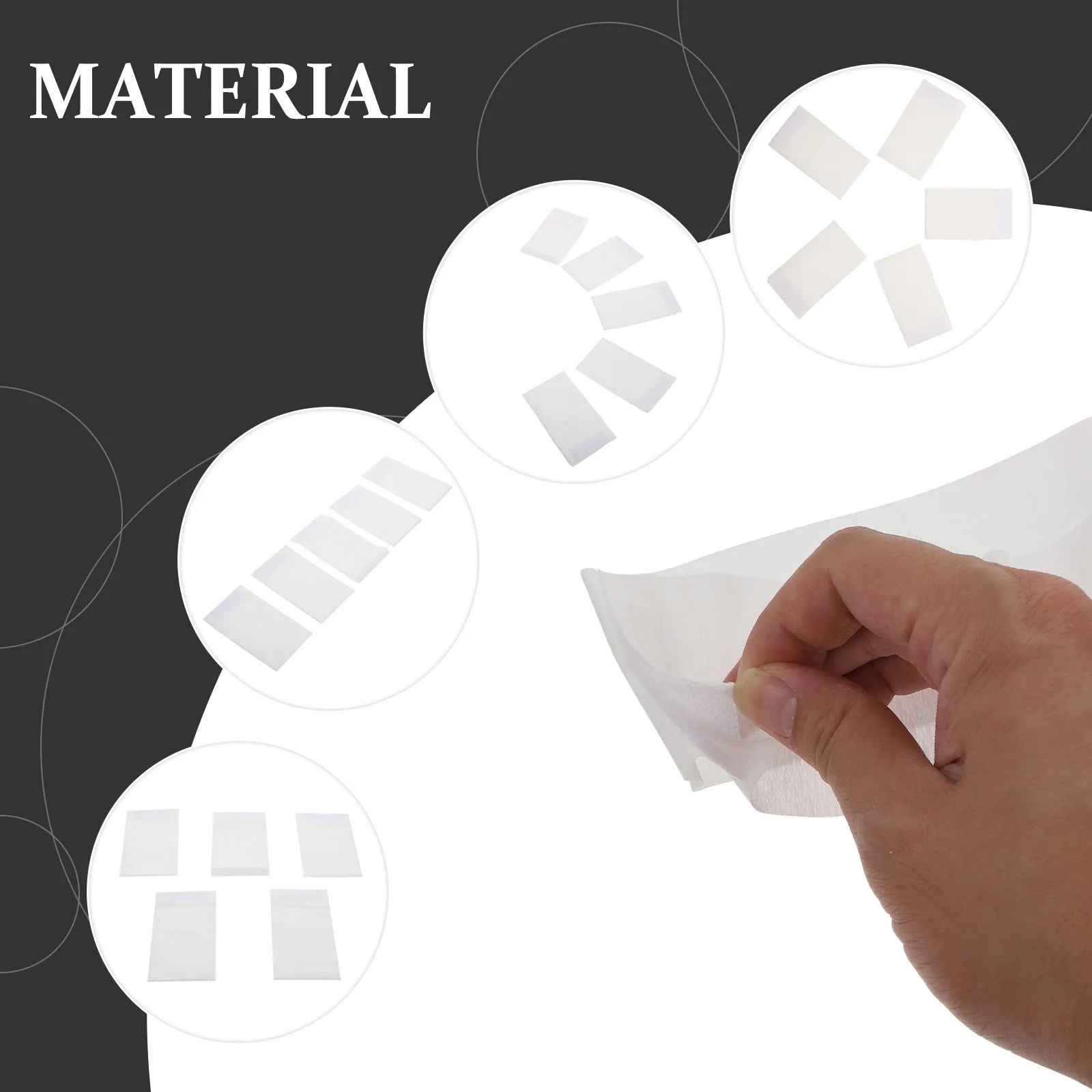 

100Pcs Disposable Spa Head Wraps Non-Woven Hair Bands for Skin Care Facial Cleansing Stretchy Comfortable Headbands