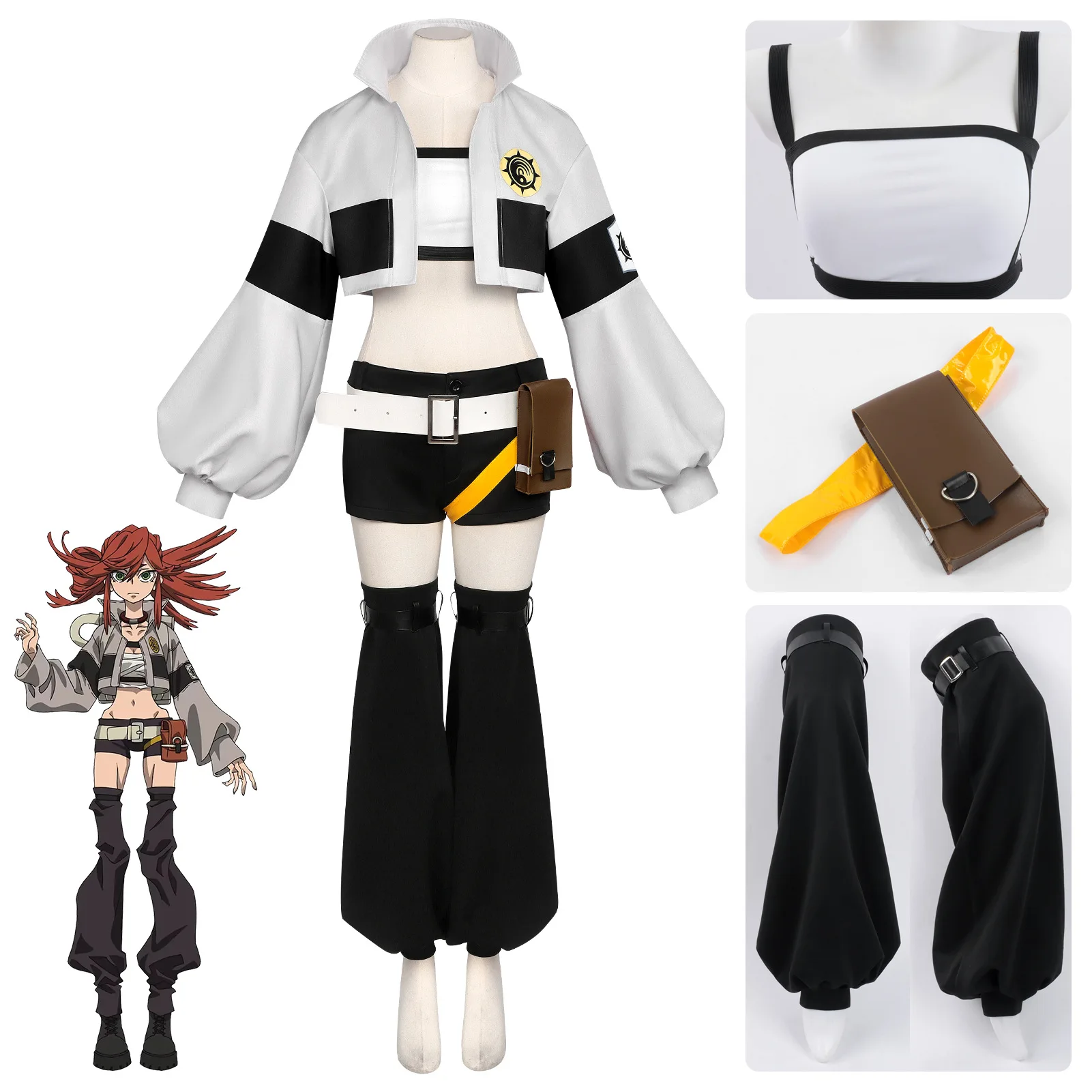 

Костюмы для косплея GACHI AKUTA Li Glaze, костюм персонажа аниме для Хэллоуина, одежда для выступлений для взрослых женщин