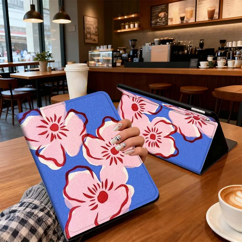 

Creative Floral Pattern For Xiaomi Mi Redmi Poco Pad 2 4 5 7S 6S 6 7 8 Max Plus Ultra SE Pro K 2025 Tablet Case