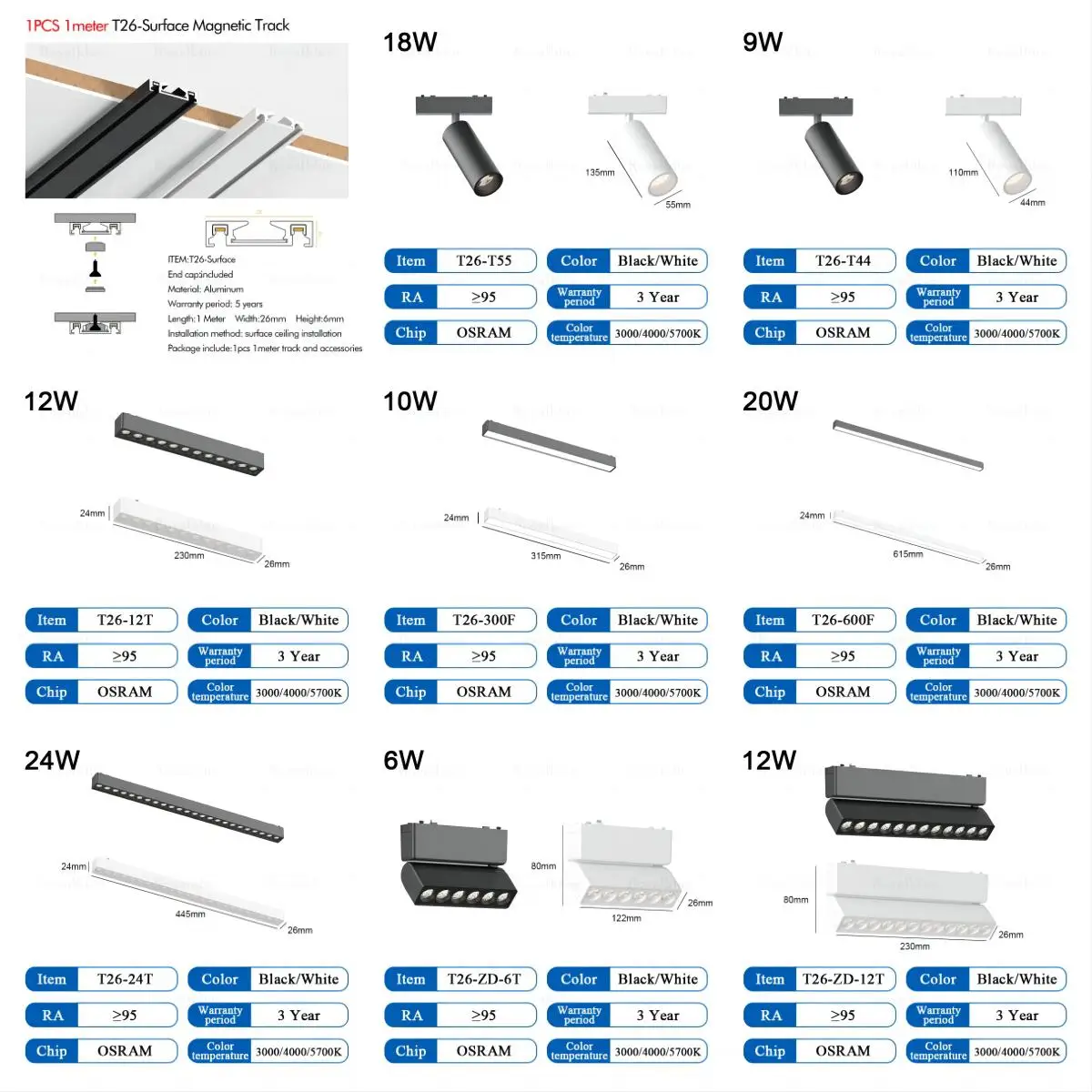 Ultra Thin 6MM Slim Magnetic Led Track Light DC48v Flexible Fixture Ceiling Surface Mounted Led System Lamp Rail Spotlight Home