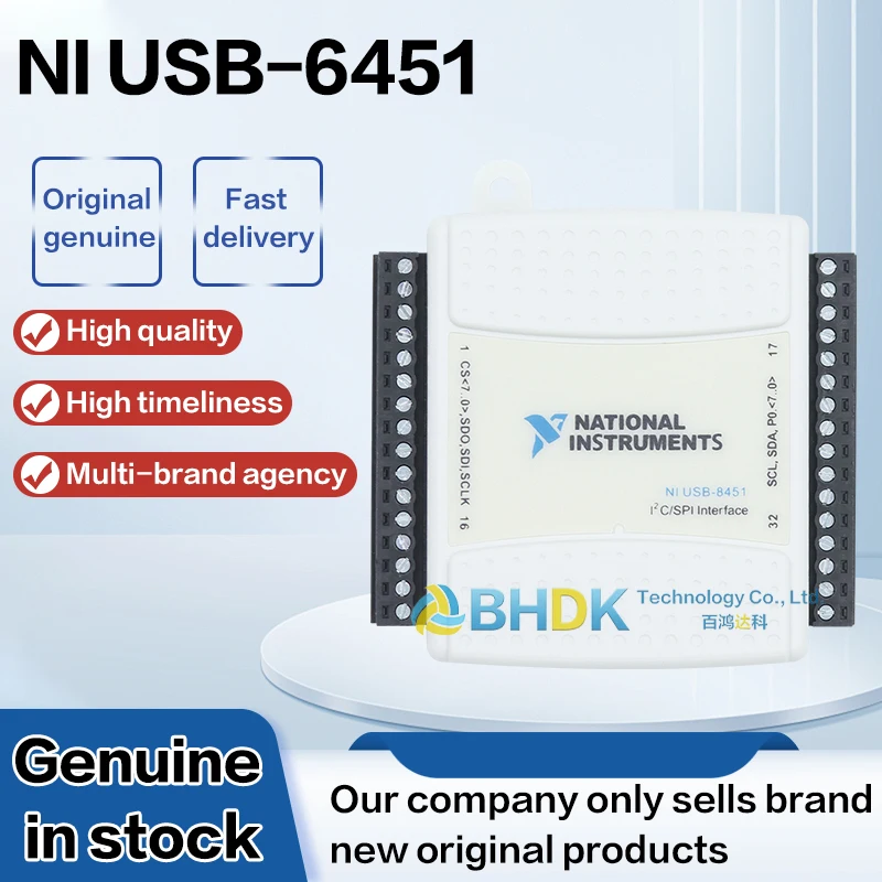 For NI USB-8451 Portable I2C SPI Communication Acquisition Card For Lab Measurement