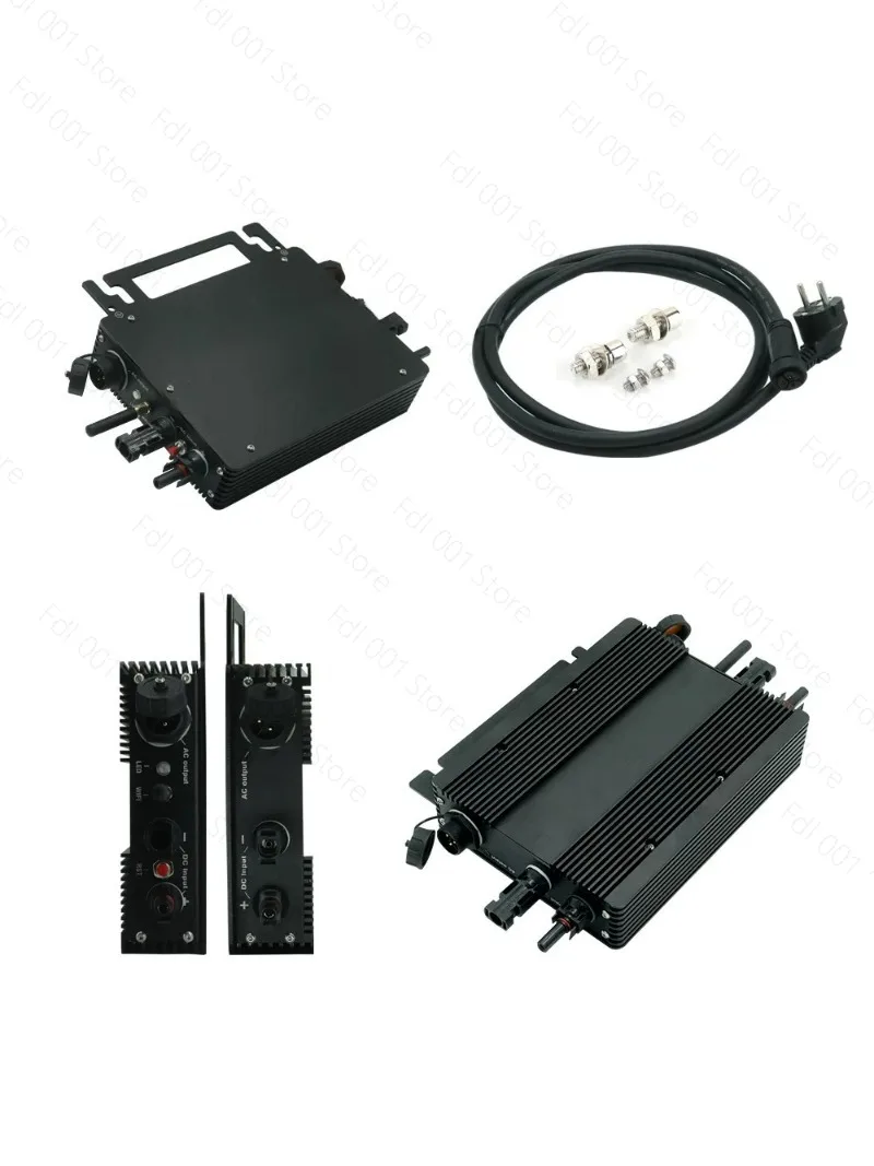 400W Micro Grid Tie Inverter 110V 220V with WIFI Module IP66 Waterproof VDE Certified for Home Solar Power System