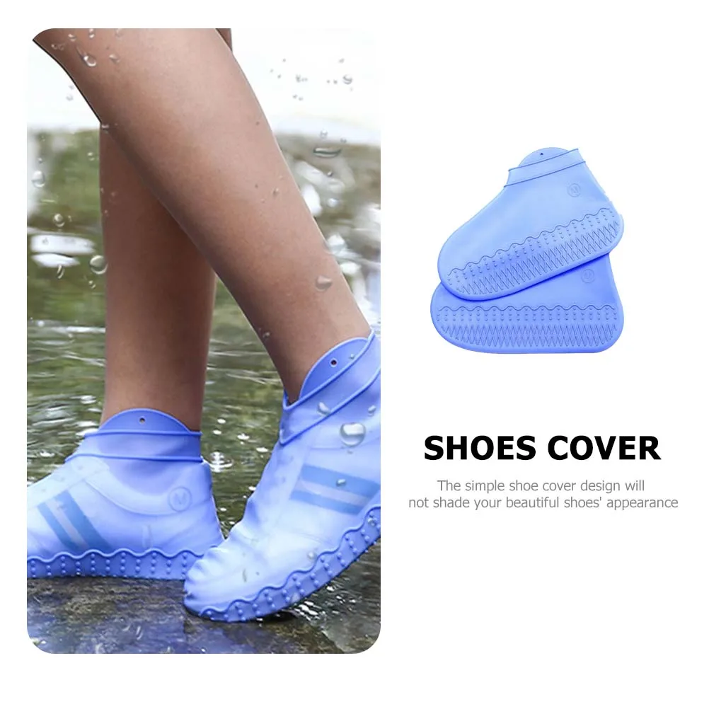 

Silicone Shoe Waterproof Overshoes Rain Day Supply Foldable Cycling Shoes Silicone Shoe Covers Protector Anti Slip