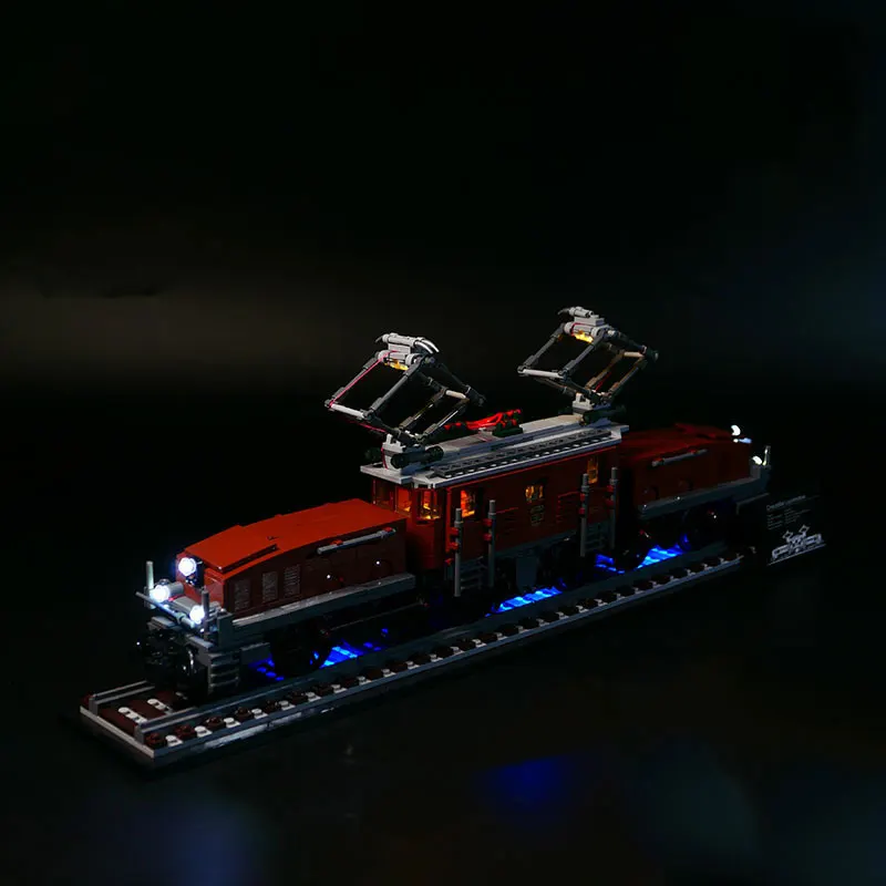 LED-lichtset voor LEGO 10277 Krokodillocomotief Lamp Ideeën DIY Cadeau (exclusief bouwstenen Bakstenen Kits Sets Model)
