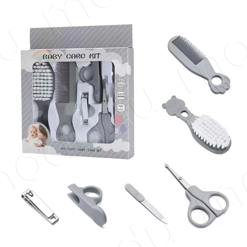 6-Piece Baby Grooming Kit Set, Complete Safe Nail & Hair Care Kit for Newborns and Toddlers