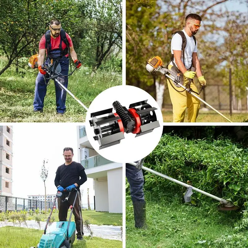 Rueda de deshierbe cabezal de cortacésped para aflojar el suelo, herramienta de Agricultura de alta dureza para invernaderos de verduras, jardines y