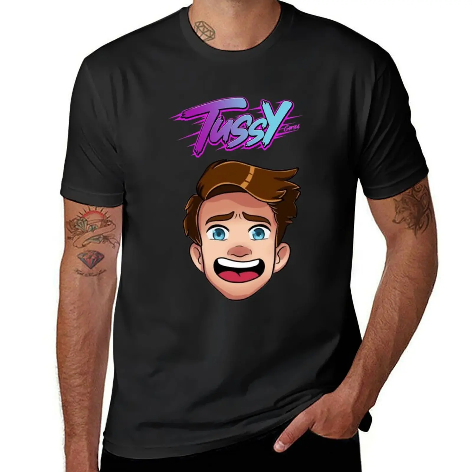 Tussy Games T-Shirt customizeds anime clothes quick-drying heavyweights men clothes