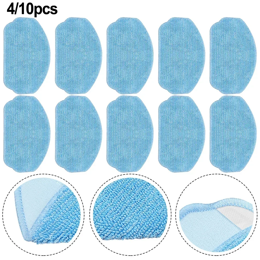 4/10pcs Microfiber Cloths For Cecotec-Conga 999 177*109mm Household Appliances Vacuum Cleaner Accessories