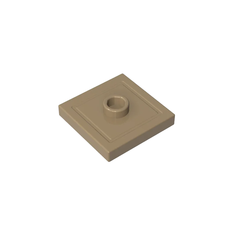 Gobricks 1 pièces MOC 2x2 briques avec goujon central Compatible avec 87580 23893 92569 modèle blocs de construction pièces enfants Puzzle jouets