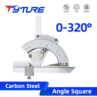 TYTURE Universal Angle Ruler Multifunctional Ruler Square Measuring Instruments Angle Meter Woodworking Tools Finder Protractor