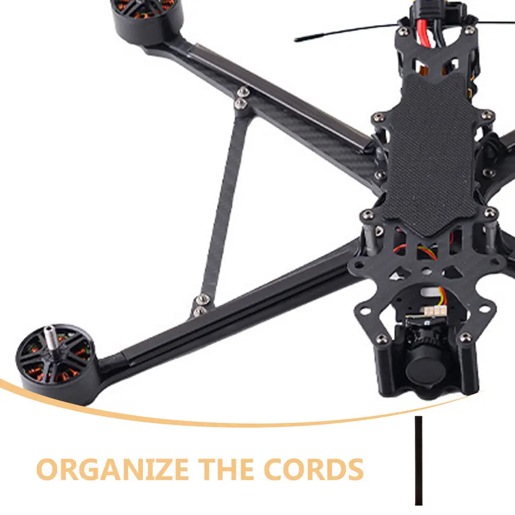 

4Pcs Cord Cover Plastic Wire Hider for Electrical Machinery Seamless Cable Concealer with Adhesive Back Black Cord