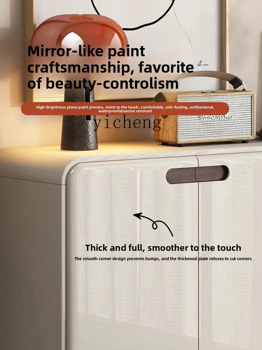 

household light luxury shoe cabinet against the wall modern simple paint cabinet living room large capacity