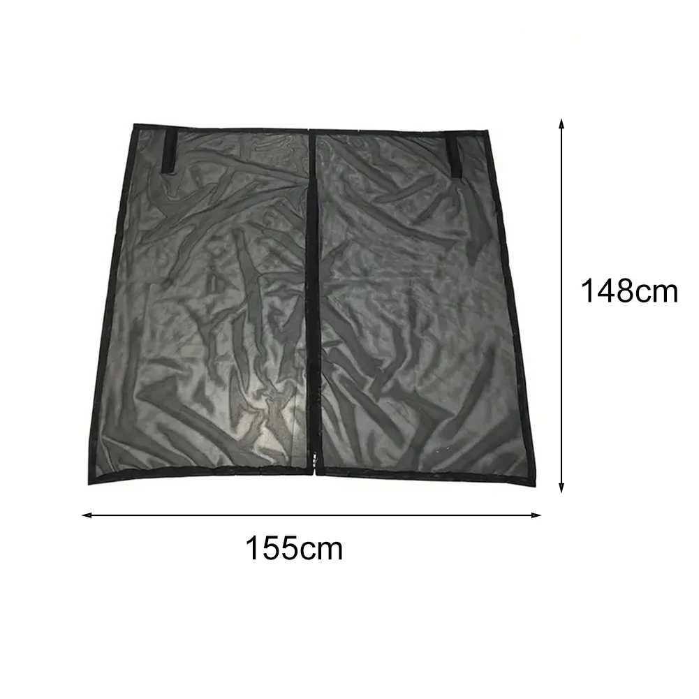Car Trunk Ventilation Mesh Accessory Heat Insulation Black Car Sunshade Non-Deformable Structure Outdoor Activities