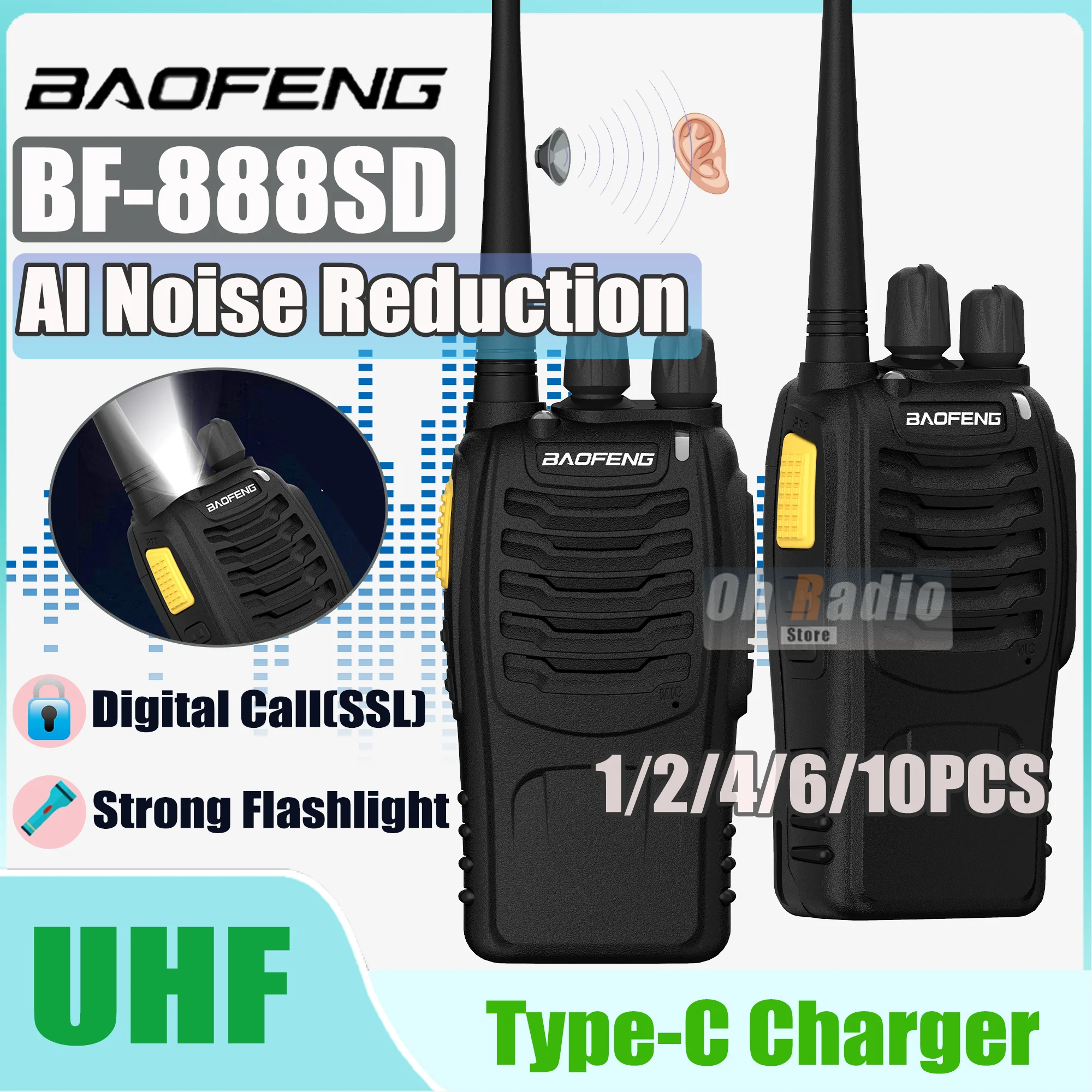1/2/4/6/10PCS Baofe… - image