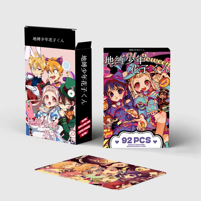 92Pcs/Set Anime Card Flower Zijun Double-sided Small Card Animation Peripheral LOMO Card Photo Card Collection Card