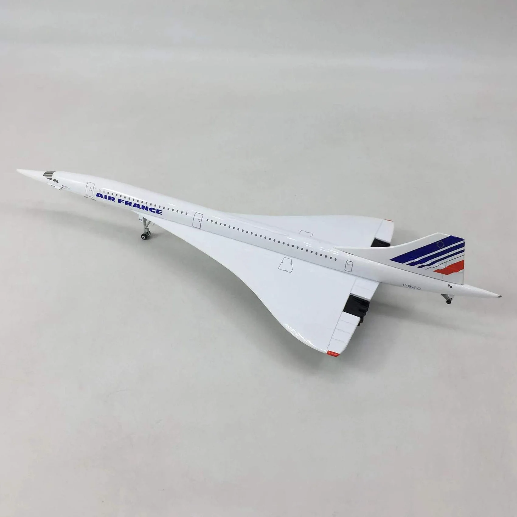 Avião de Passageiros Supersonic, França Modelo Avião, Exibição Estática, Coleção 1: 200