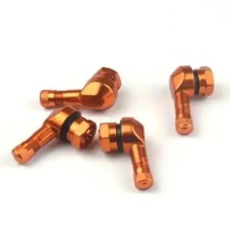 90 Degree 2Pcs/Set for Motorcycle Valve Stems Rim Angle Aluminum Alloy Valve Wheel Tire Tubeless Valve Caps for Rim Wheel Parts
