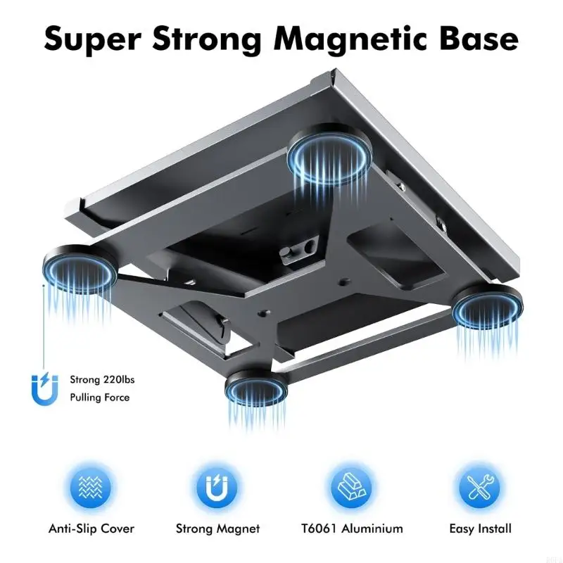 

Vehicle Roof Mount with Strong Magnets Adjustable for Satellite