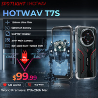 [World Premiere] HOTWAV T7S Ultra Thin Rugged Smartphone 6.52'' HD+ 4GB RAM 128GB ROM MobilePhone 6280mAh Battery 21MP Cellphone