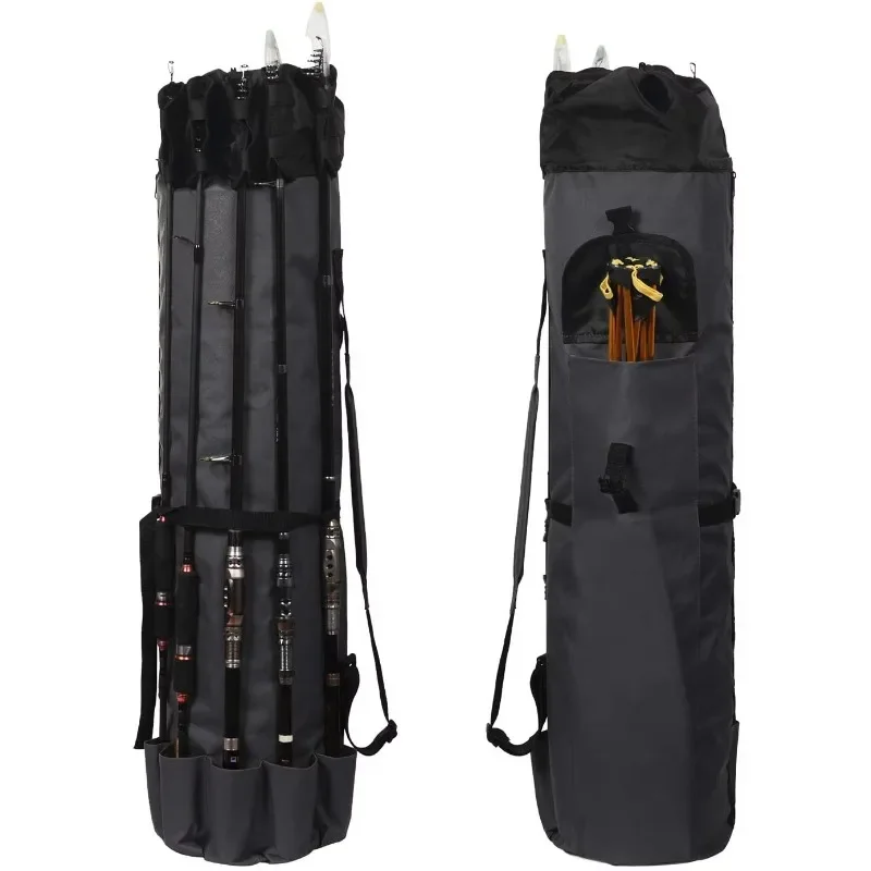 

Multi-function Waterproof Durable Fishing Tackle Rod Organizer Bag Pole Bag Excluding fishing gear