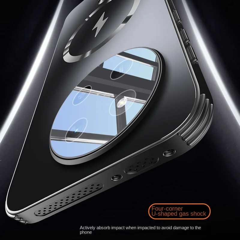 For Huawei Honor X9C Case Hard AG Matte Magnetic wireless charging Lens Protective Back Cover Case For Honor X60 Pro X9C Shell