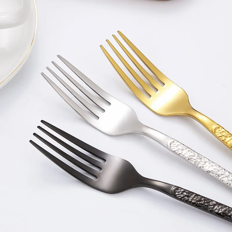 5 Pcs Luxury Golden Cutlery Set Dinnerware Set Tableware Black Dinner Fork Knife Silverware For 1 Flatware 4 Pcs Drop Shipping